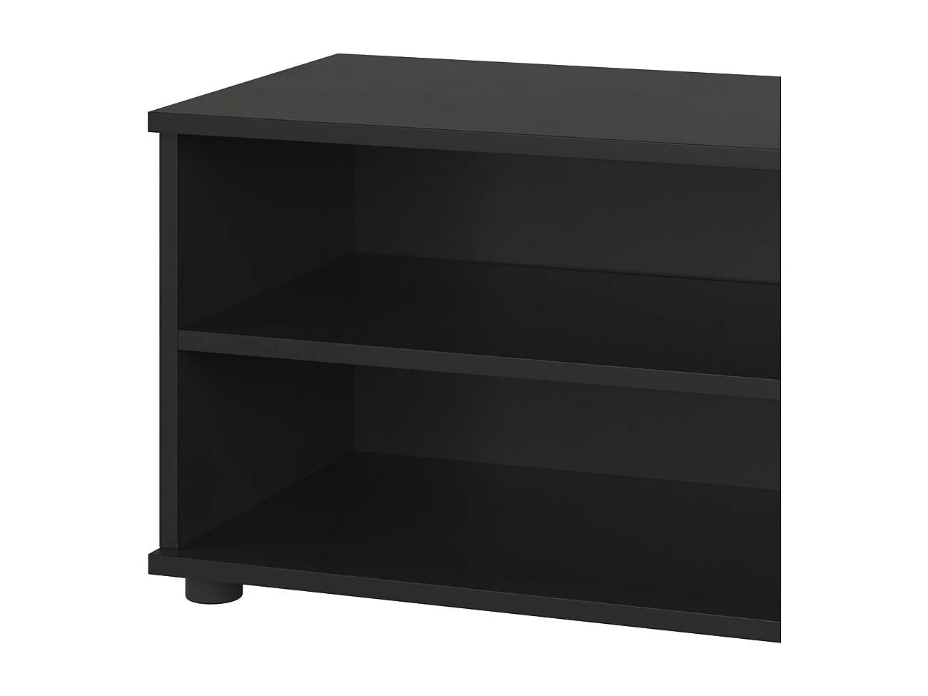 Wohnzimmerschrank schwarz 70.8x35.3x38.9 berno
