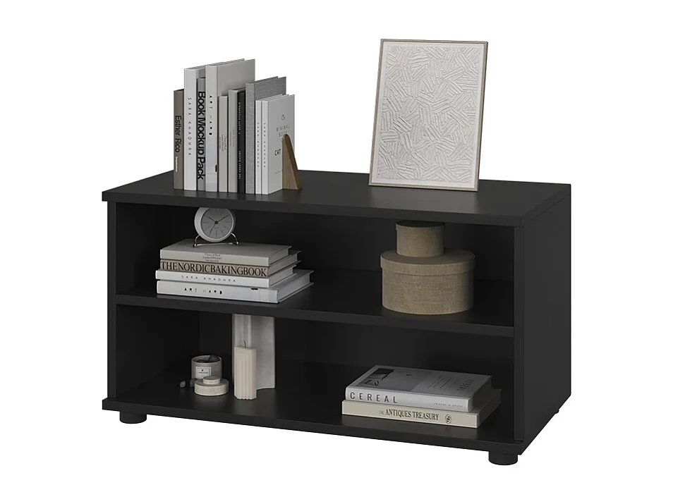 Wohnzimmerschrank schwarz 70.8x35.3x38.9 berno