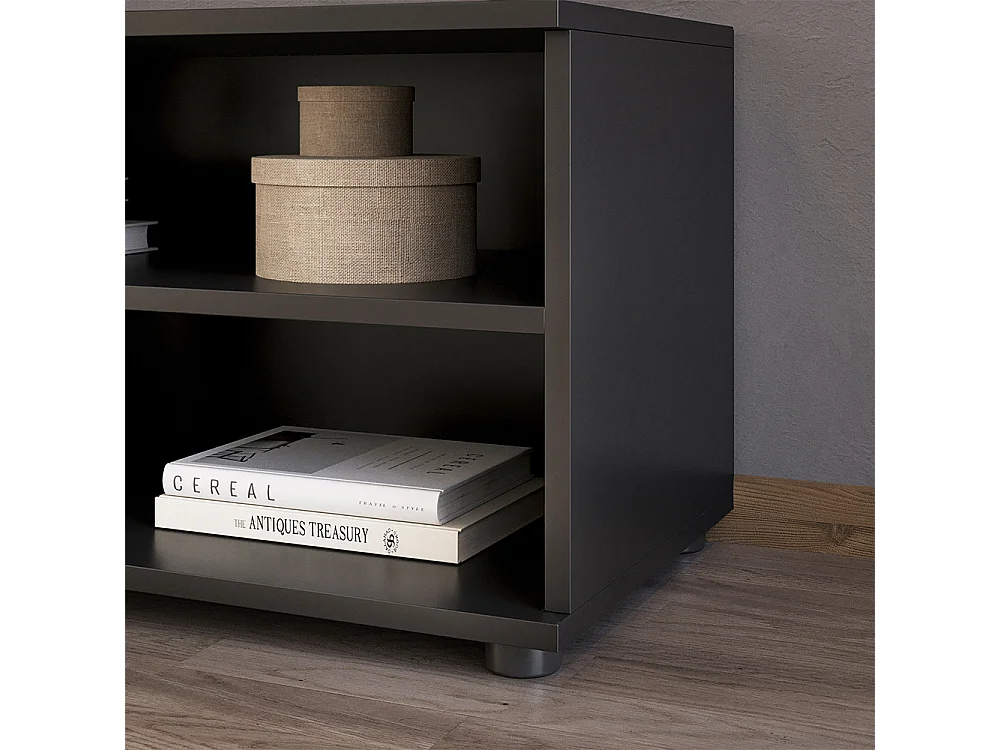 Armoire de salon noir 70.8x35.3x38.9 berno