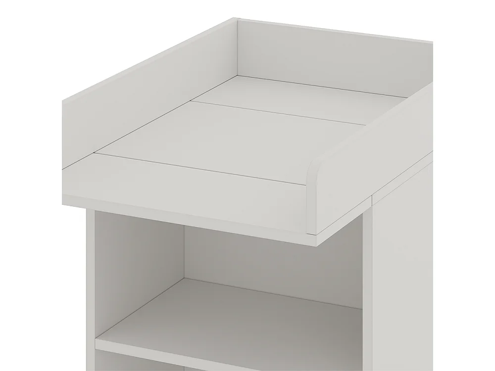 Commode à langer blanc 60x88x103.5 mona