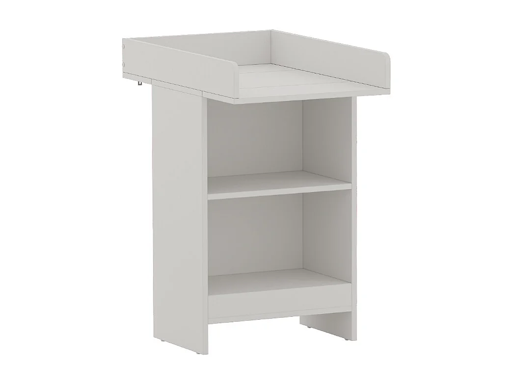 Commode à langer blanc 60x88x103.5 mona