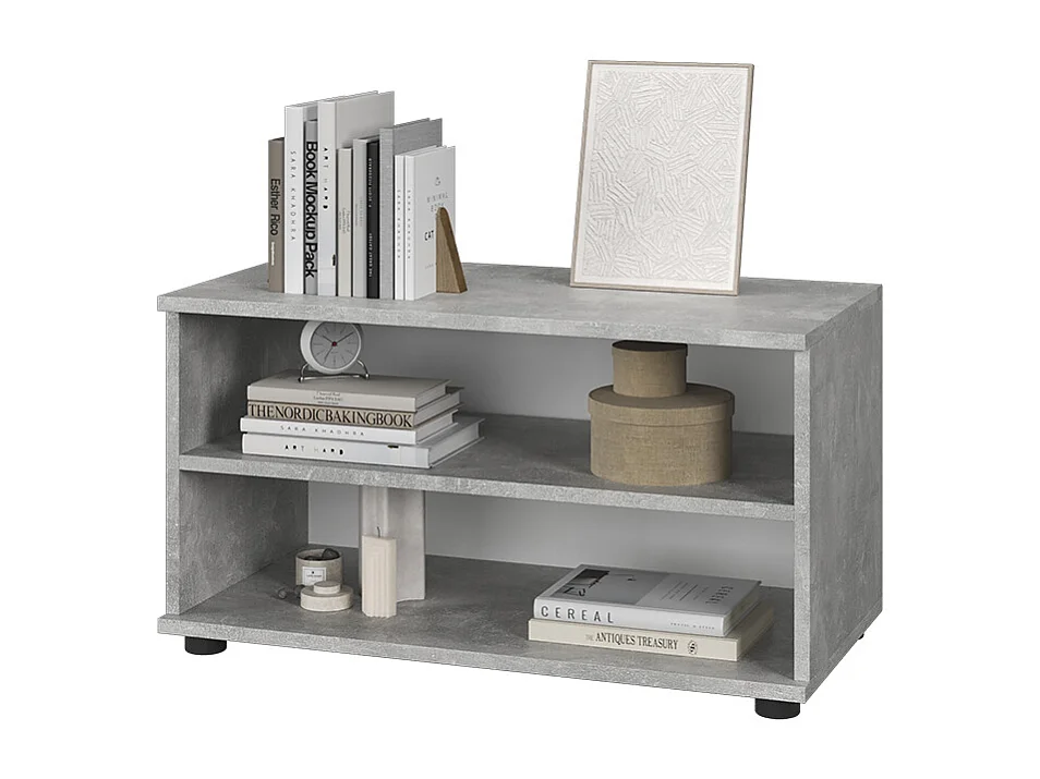 Armoire de salon béton 70.8x35.3x38.9 berno