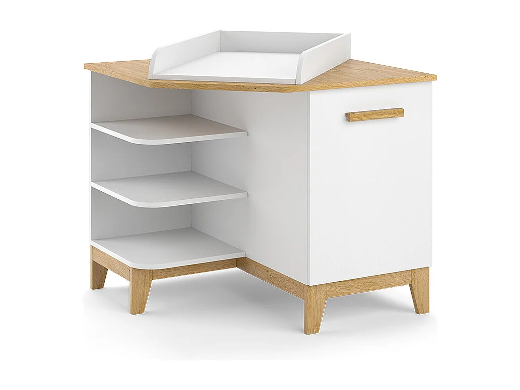 Commode à langer blanc 85x85x85.2 malia