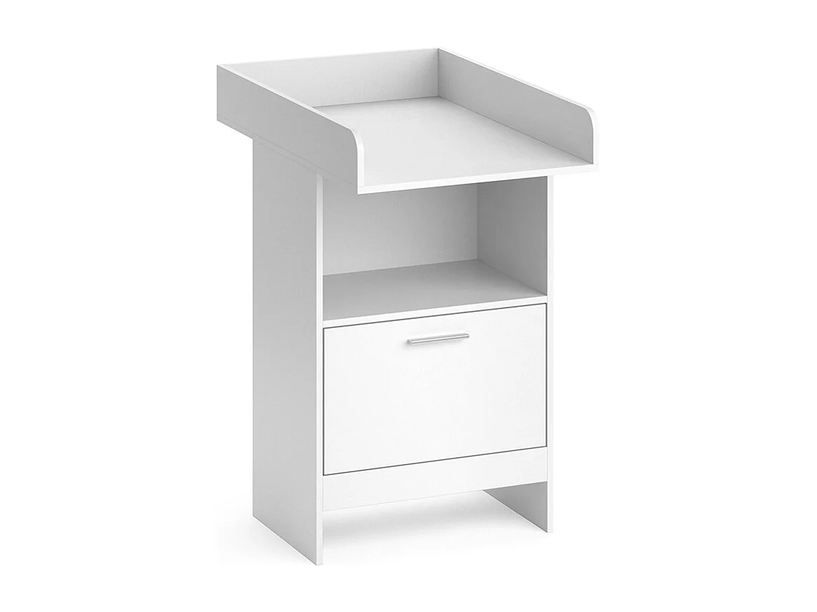 Commode à langer blanc 60x88x103 leo