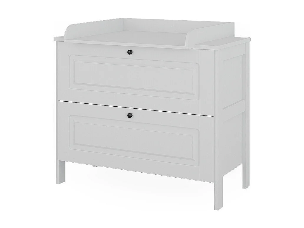 Table à langer blanc 108x70x98 ajaton