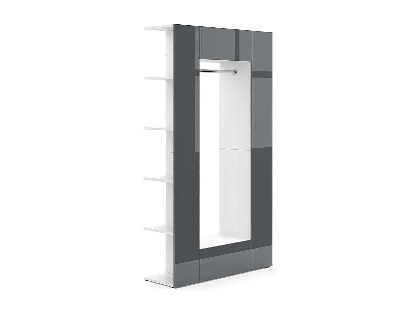 Armoire anthracite 36.6x106x191 mats