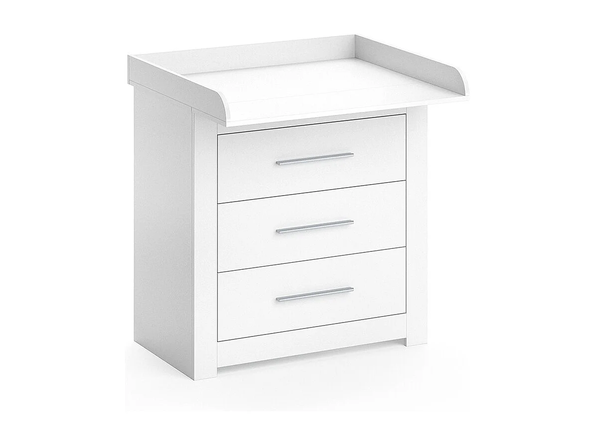 Commode à langer blanc 86.6x48.5x86.5 miro