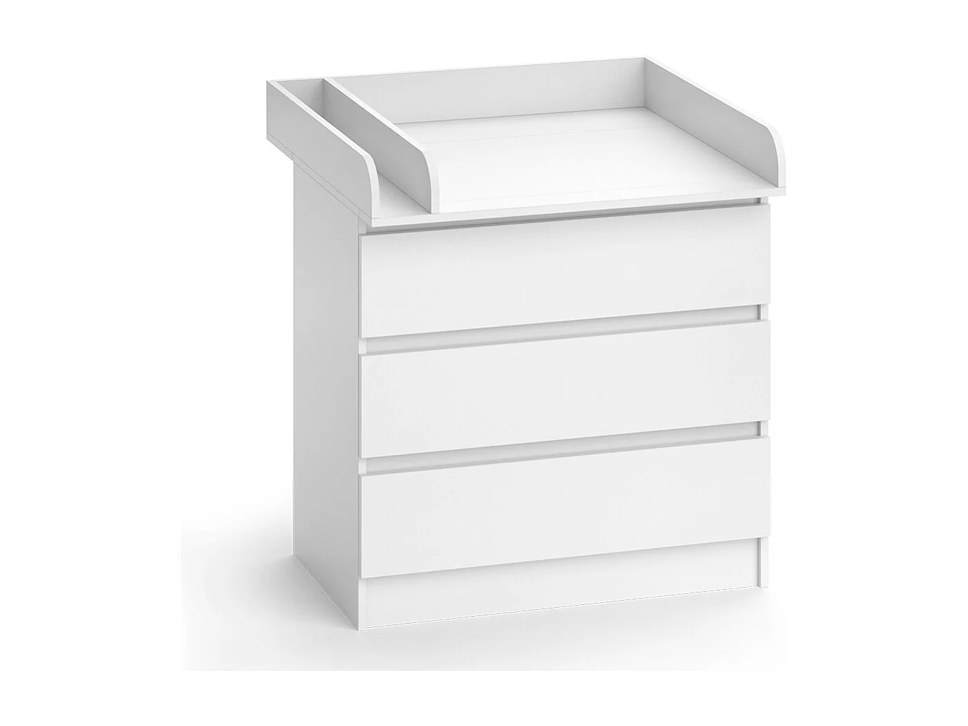 Commode à langer blanc 80x76x87 emma