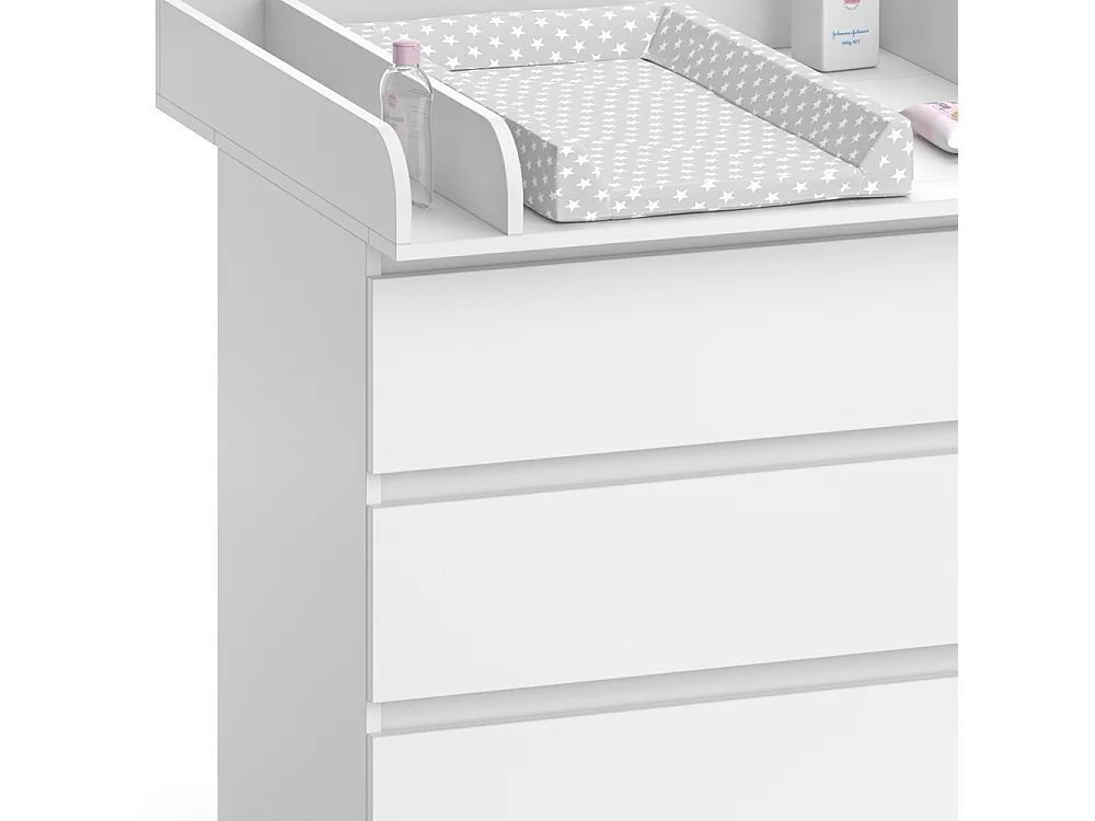 Commode à langer blanc 80x76x87 emma