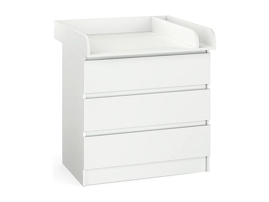 Commode à langer blanc 80x76x87 emma