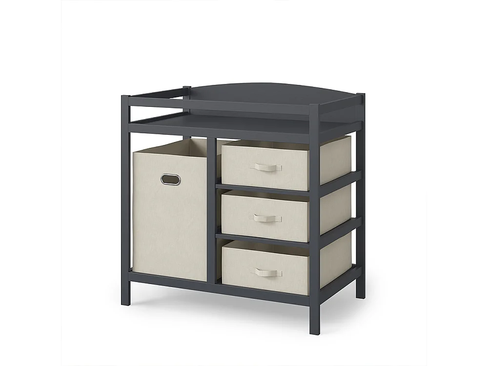Commode à langer anthracite 85x52x87 nunjo