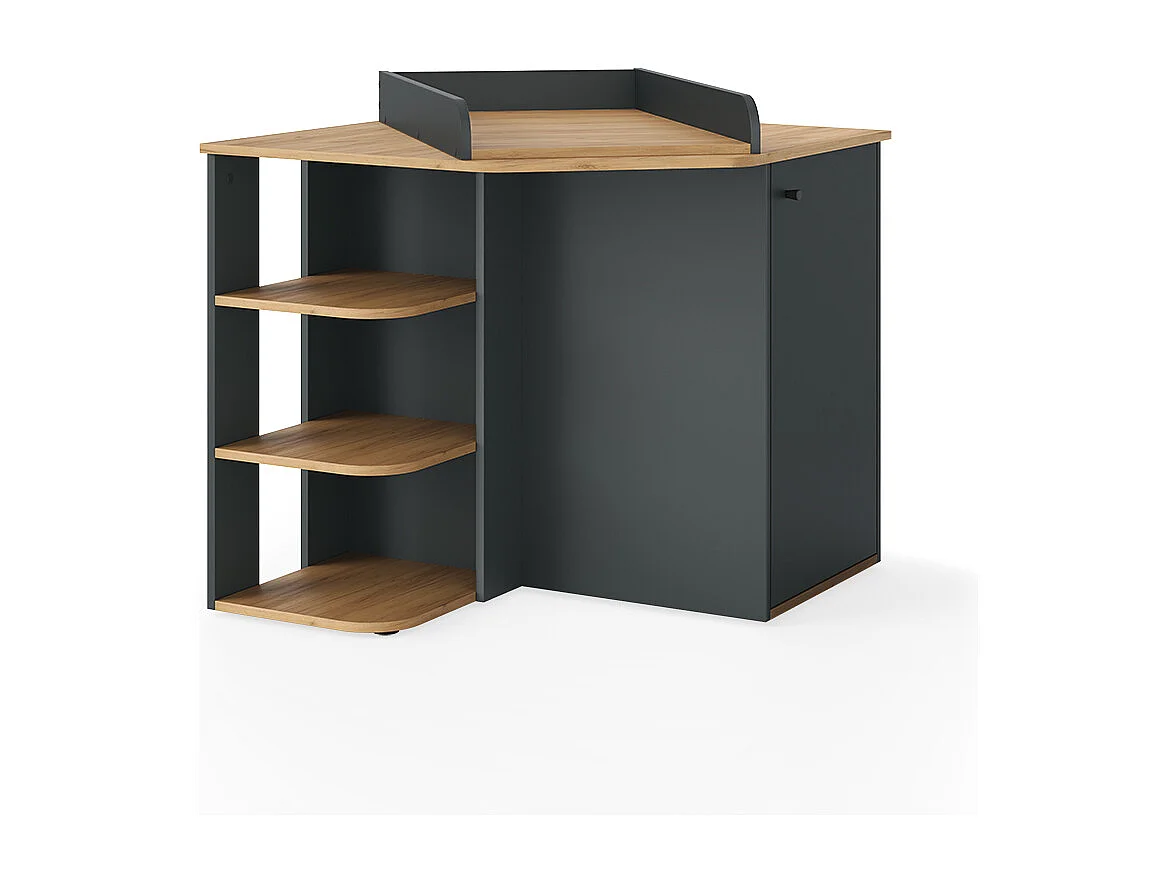 Commode à langer anthracite/artisan 85x85x77.3 kristian