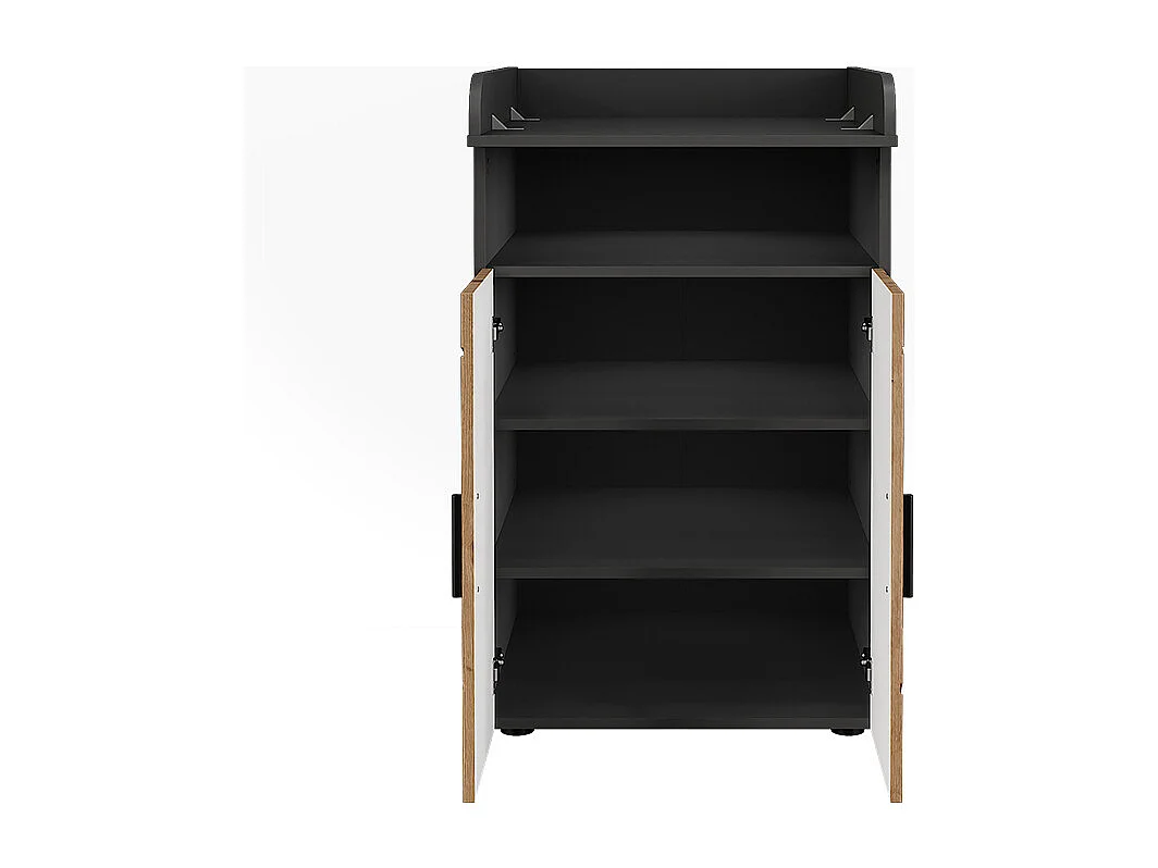 Commode à langer anthracite/artisan 60x68.1x97 irma