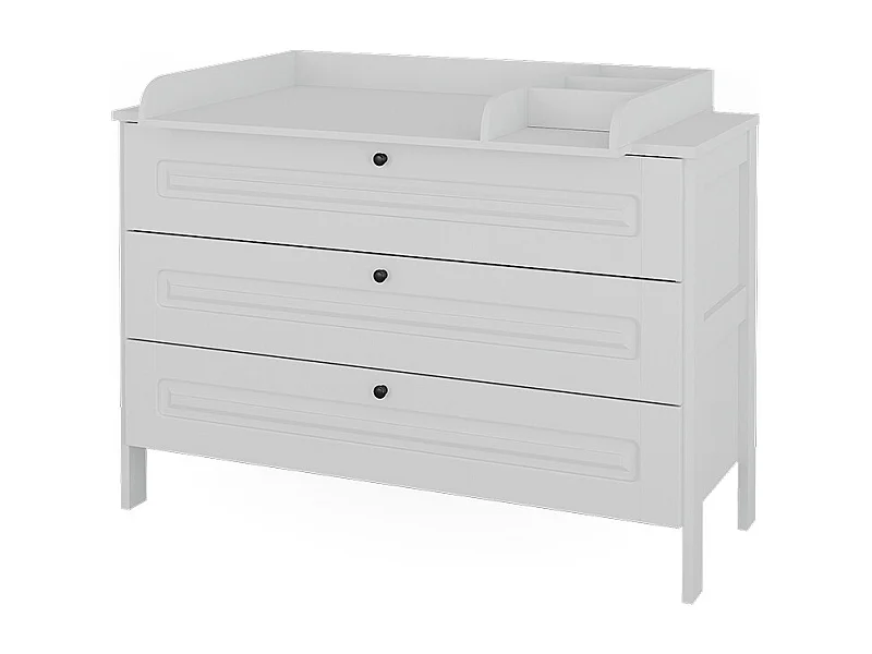 Table à langer blanc 133x70x98.4 ajaton