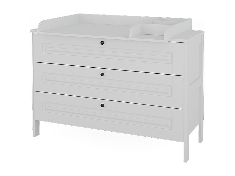 Table à langer blanc 133x70x98.4 ajaton