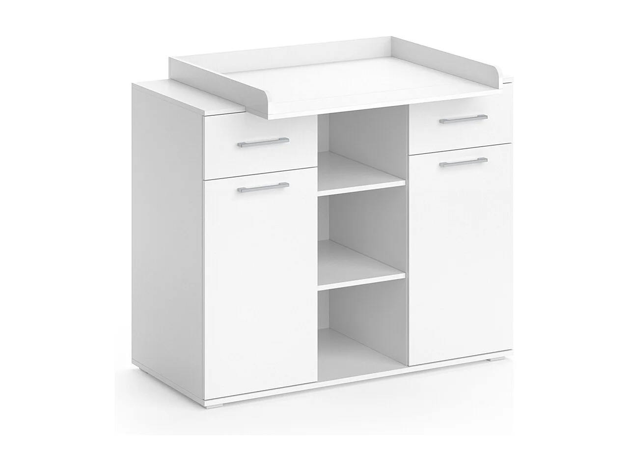 Commode à langer blanc 113x70x109 leonie