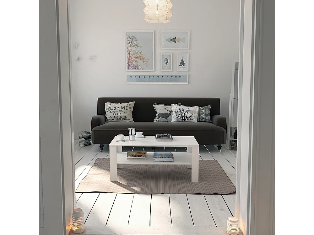 Couchtisch weiß 100x60x42