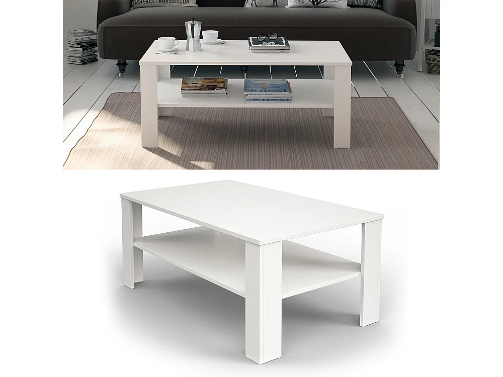 Couchtisch weiß 100x60x42