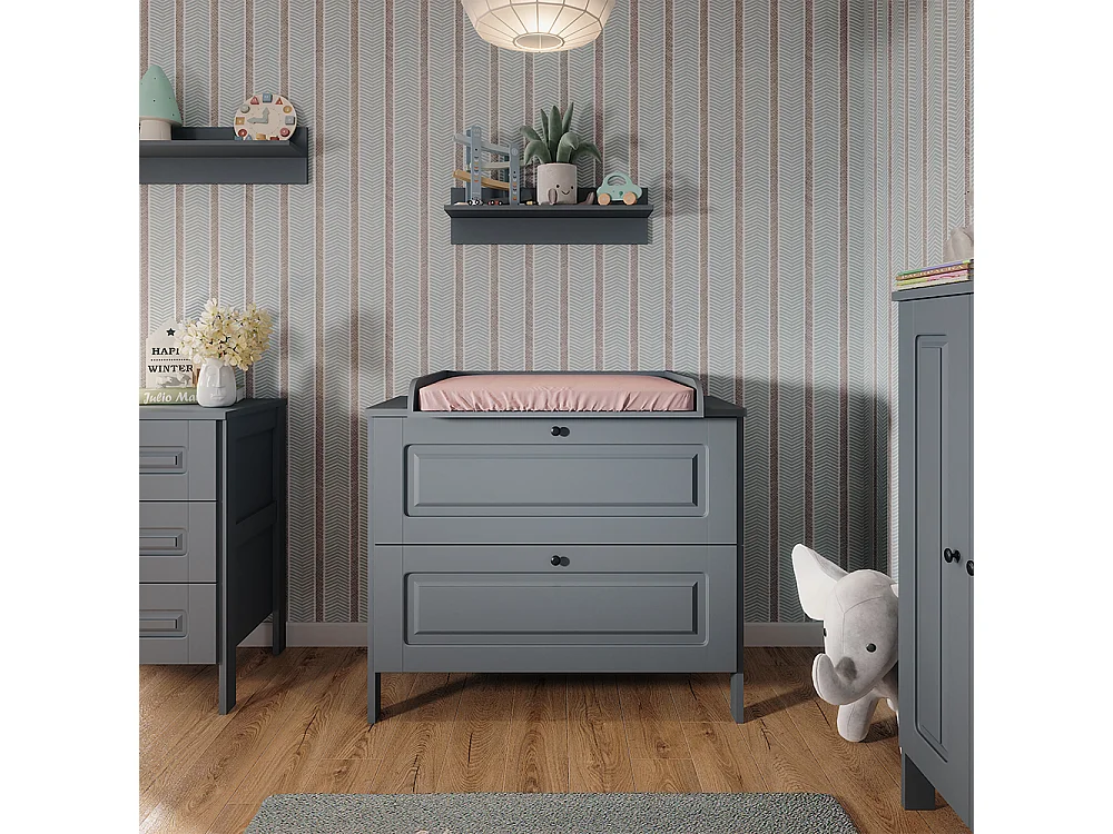 Commode grijs 108x70x98 ajaton