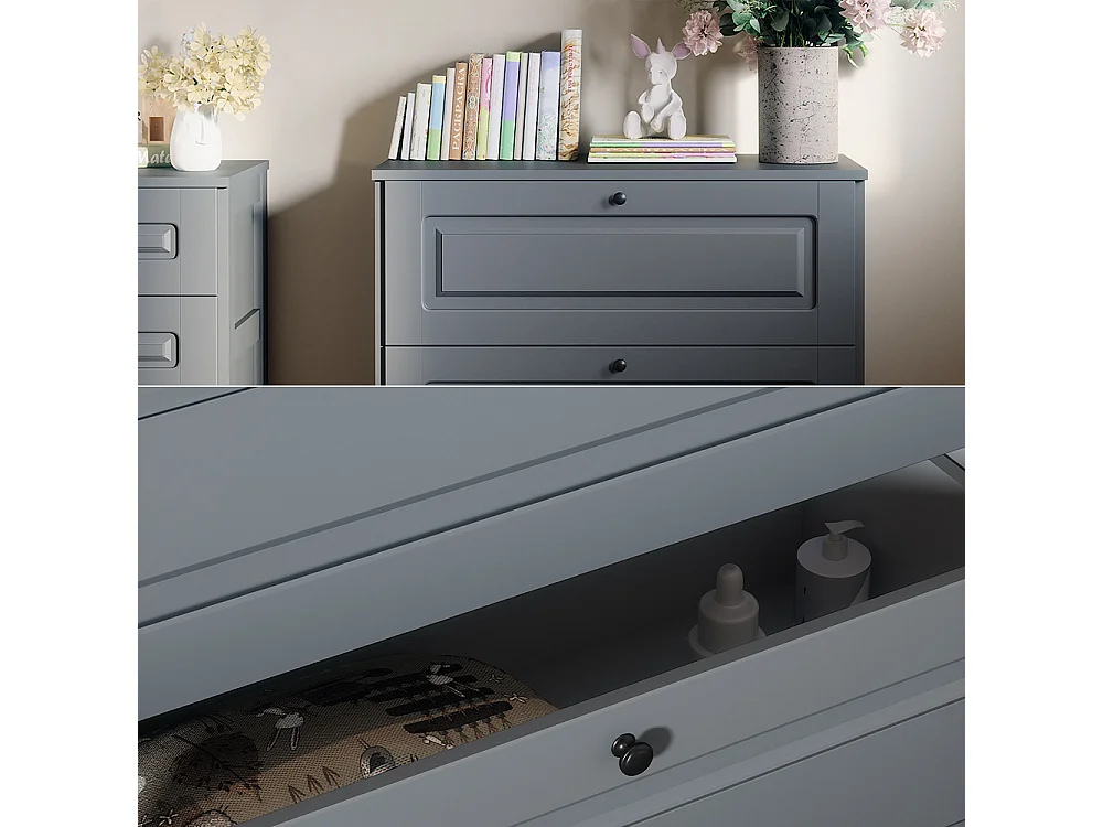 Commode grijs 108x70x98 ajaton