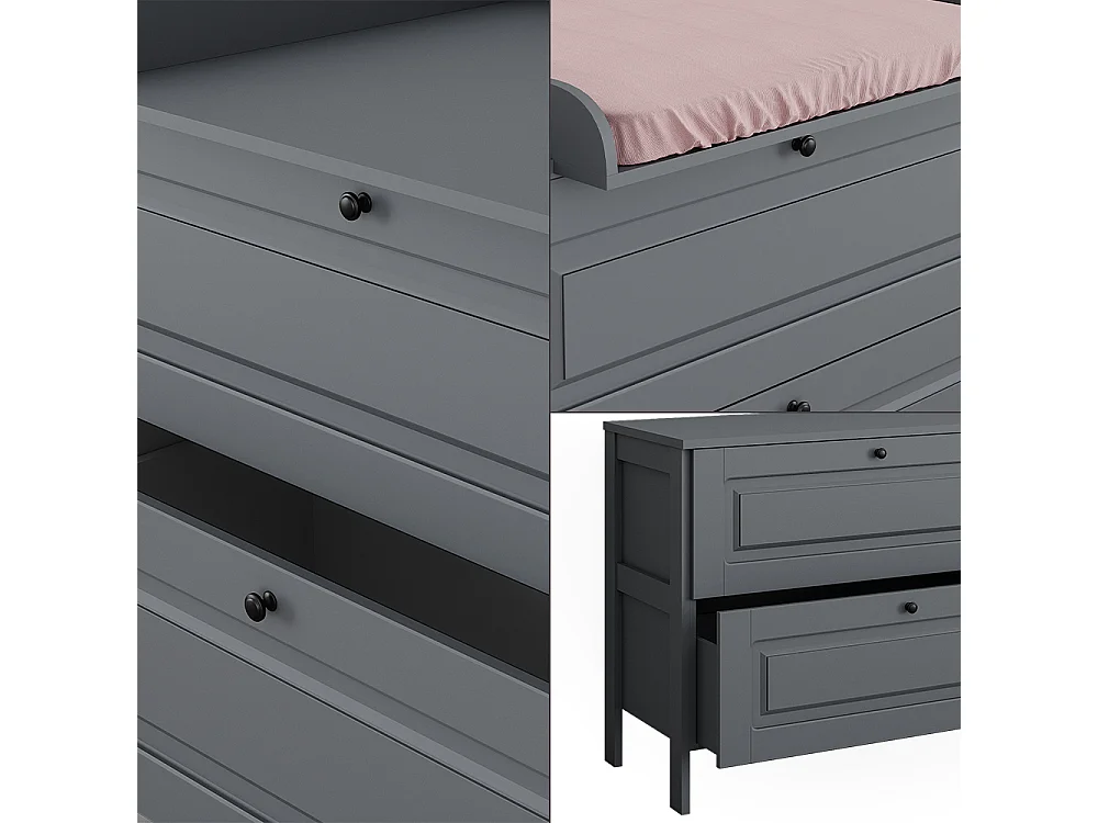 Changing unit grey 108x70x98 ajaton