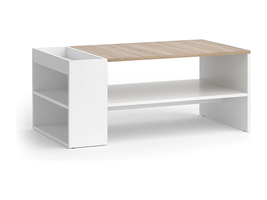 Couchtisch weiß/sonoma 100x55x42 wido