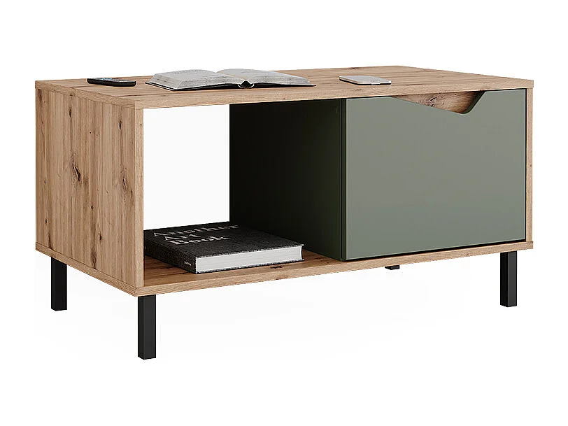 Couchtisch grün/artisan 90x50x47 marelle