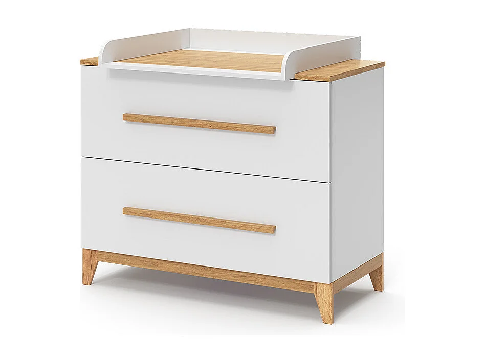 Commode à langer blanc 108x70x98 malia