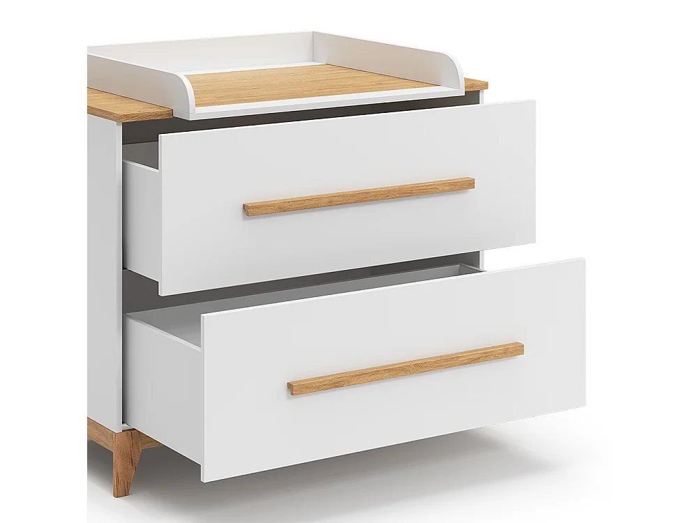 Commode à langer blanc 108x70x98 malia