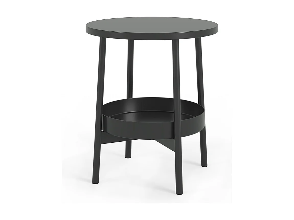 Table basse noir 40x40x47.5 riono