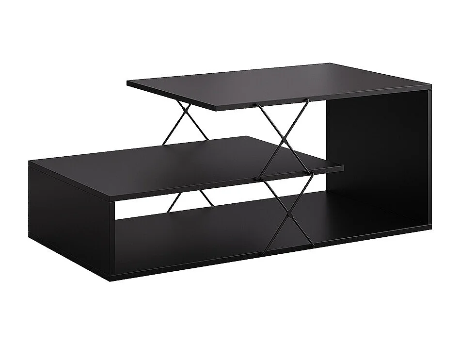 Table basse noir 100x50x40.5 nario