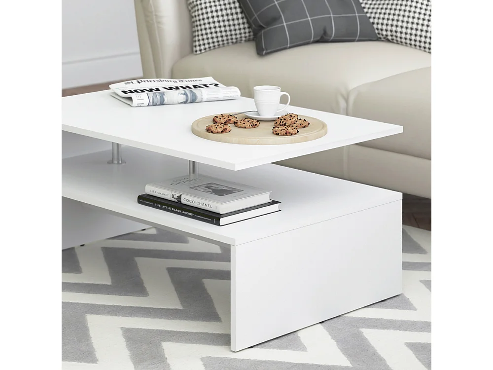 Couchtisch weiß 90x60x42 amato