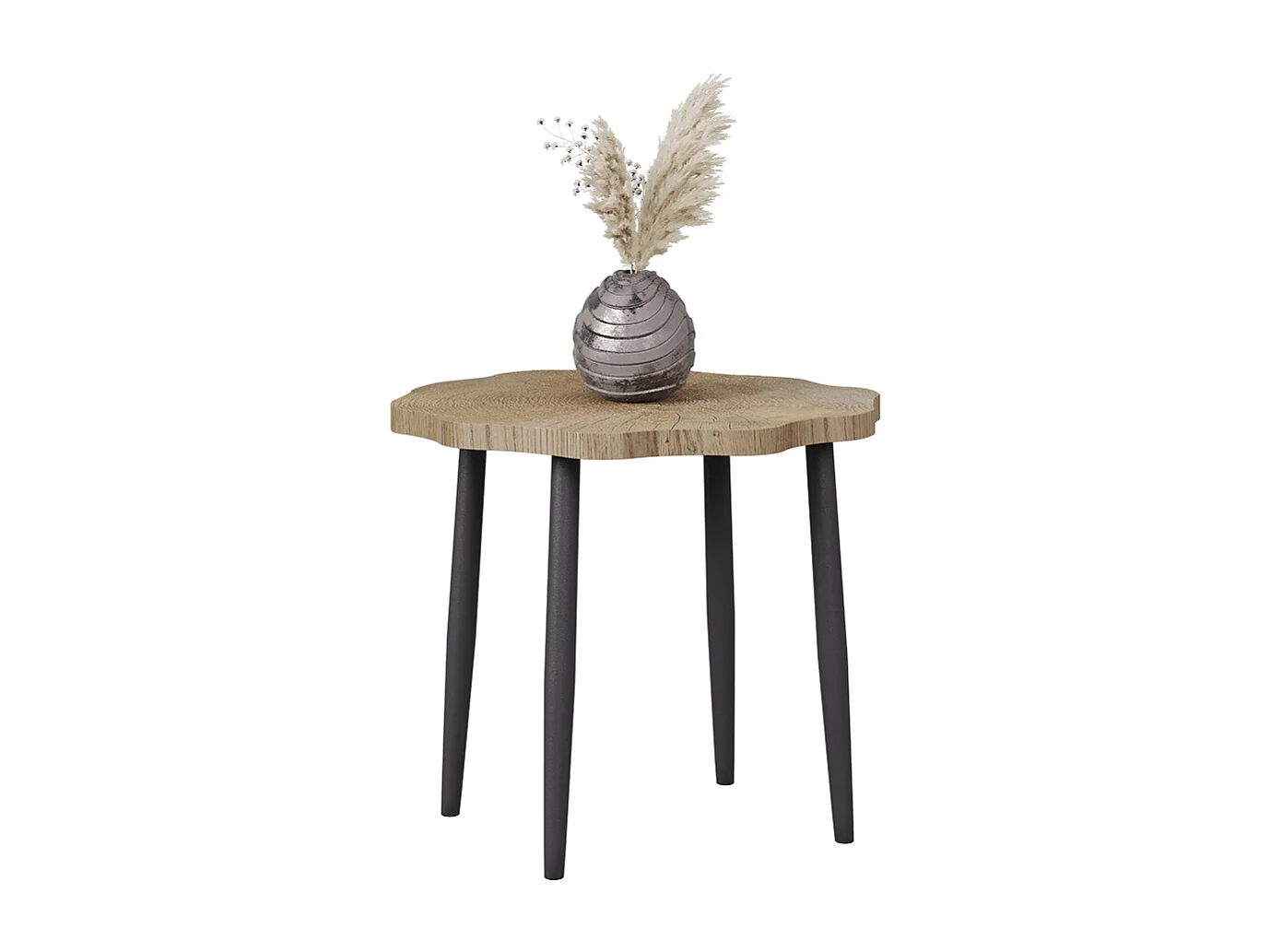 Tavolino da salotto rovere 50x50x2.5 ringo