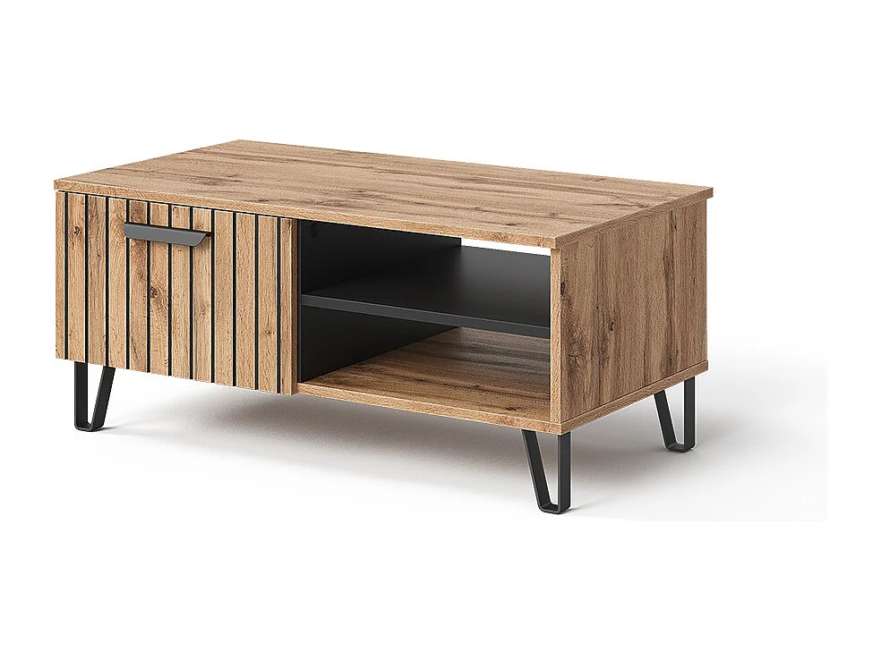 Couchtisch eiche wotan 90x50x40 amber