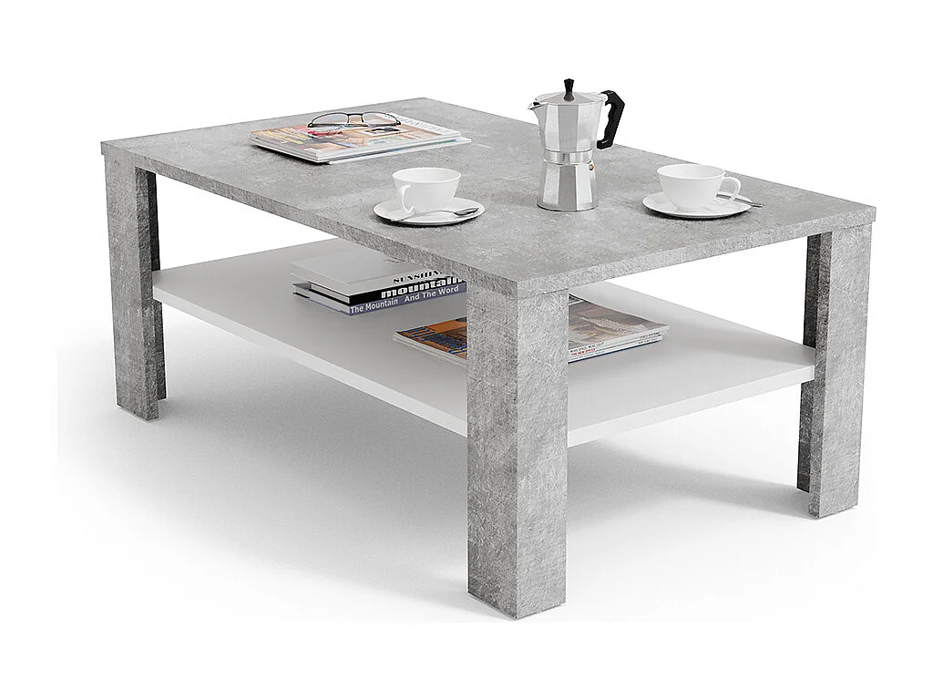 Table basse béton 100x60x42