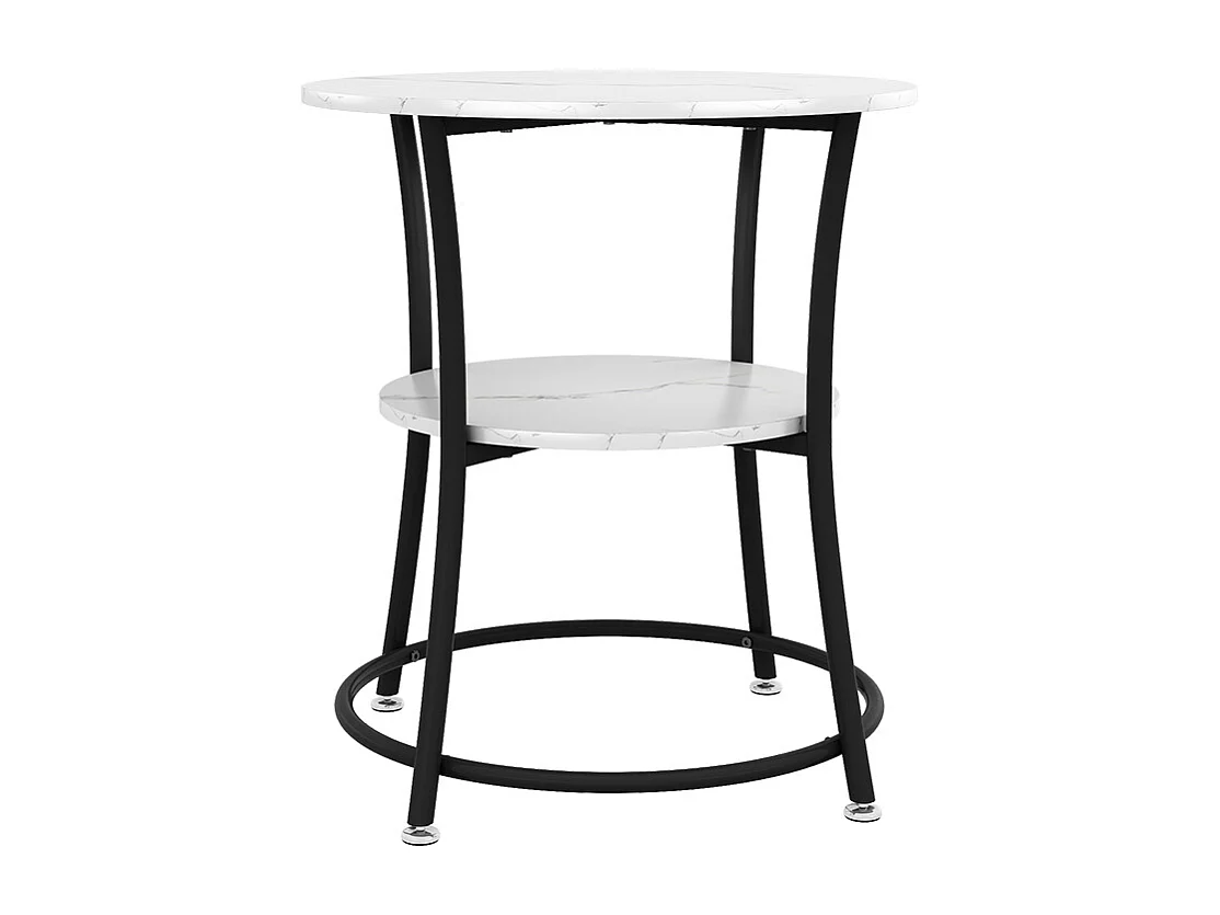 Table basse marbre blanc 50x50x55 quebec