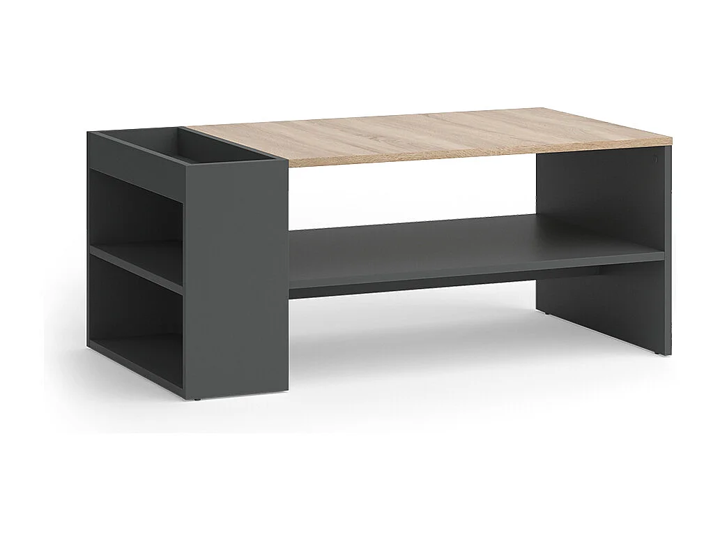 Table basse anthracite/sonoma 100x55x42 wido
