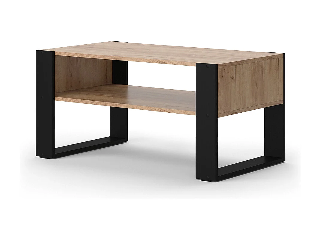 Sofabord gold power oak 92x52.4x45.6 olli
