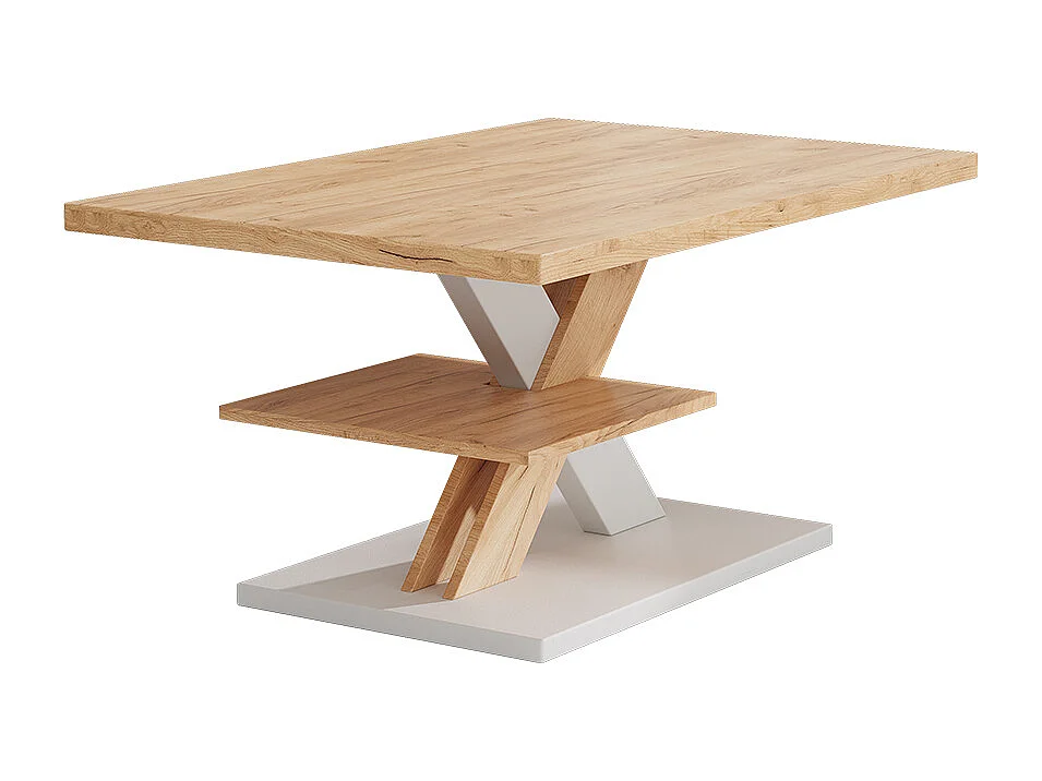 Coffee table white 90x60x45 arivo