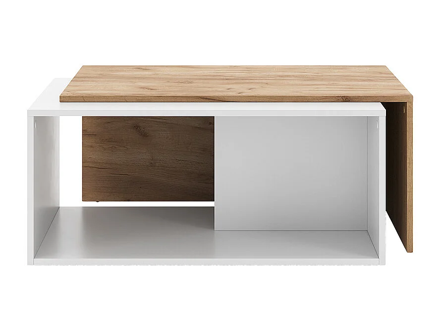 Table basse chêne blanc/force de lor 90x48x40 paul