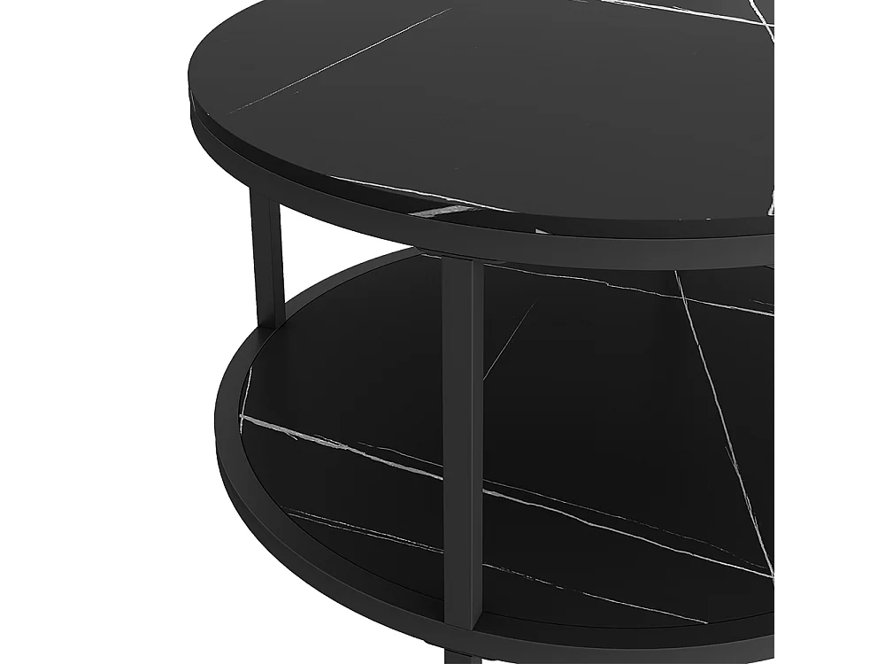 Table basse marbre 80x80x46 ontario