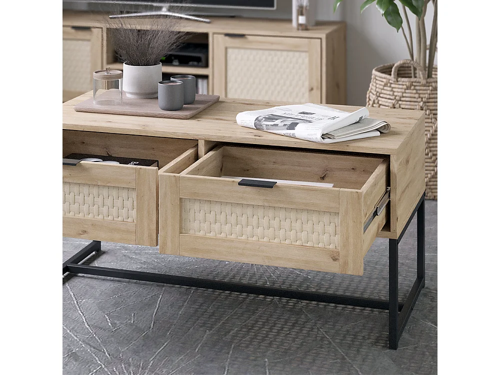 Commode avec tiroirs sonoma 100x48x49.5 natal