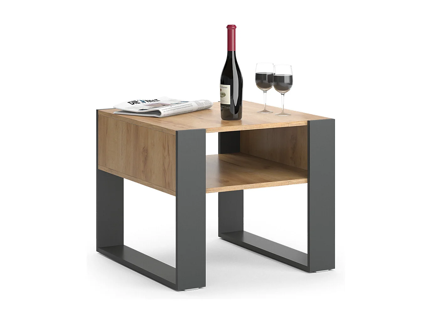 Couchtisch anthrazit 59.2x50.6x62.4