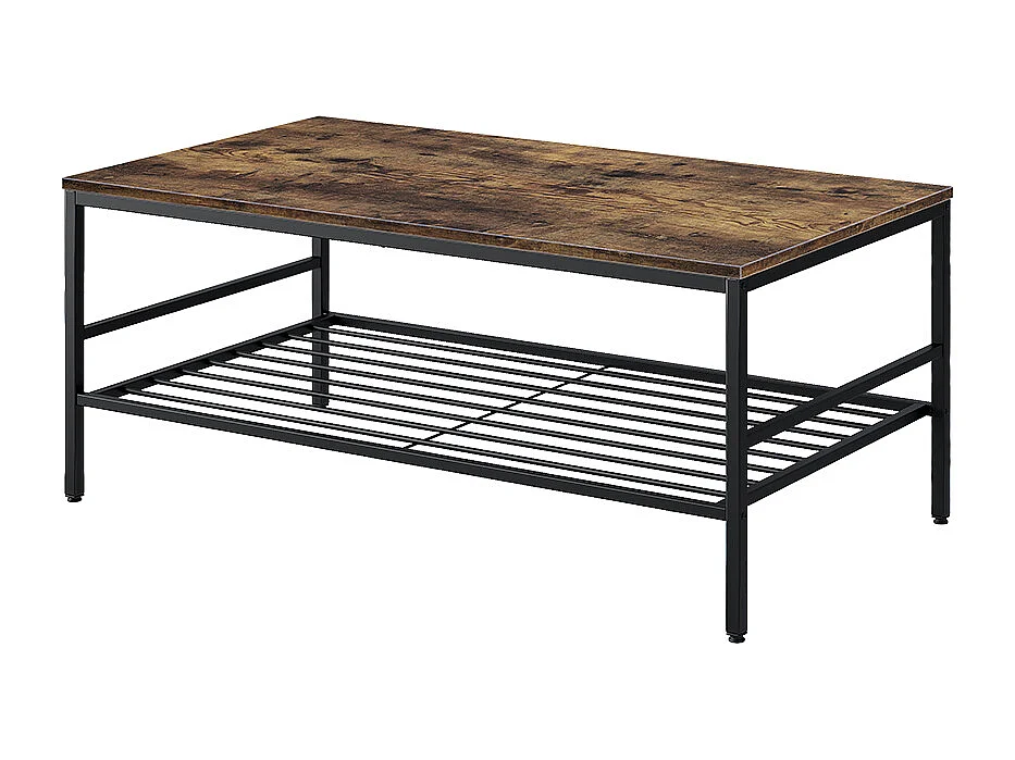 Couchtisch goldkraft eiche/schwarz 106x60x45.5 fyrk