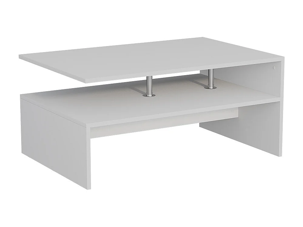 Couchtisch weiß 90x52.6x42.2 amato