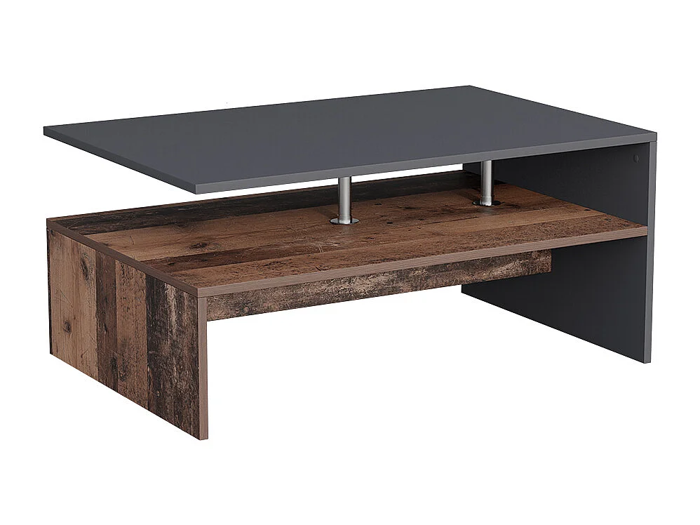 Table basse anthracite 90x52.6x42.2 amato