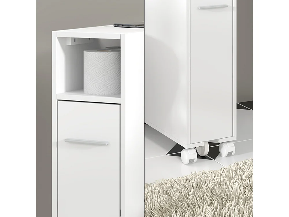 Toiletskab hvid 18x50x71.3 niva