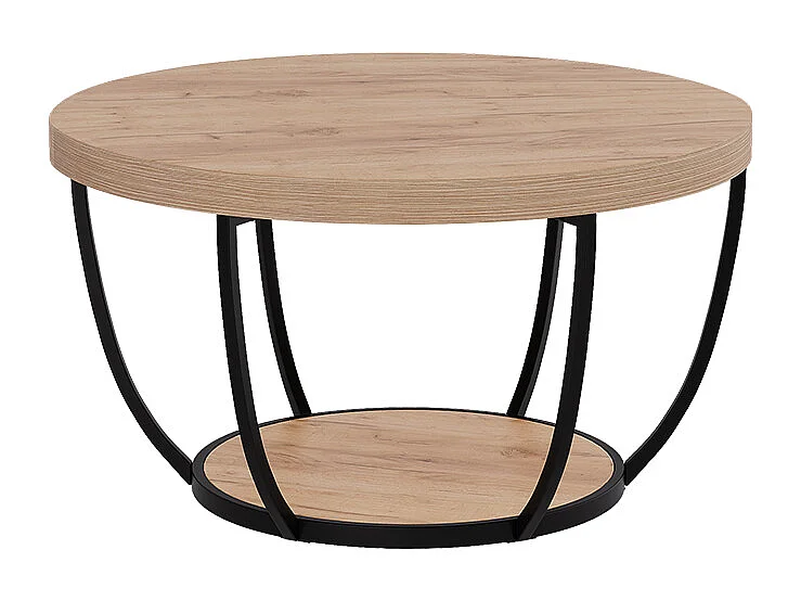 Tavolino da salotto quercia dorata 80x80x44 arvina