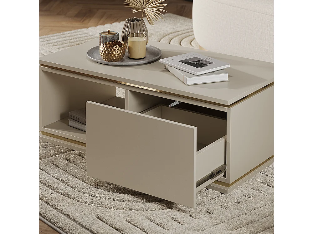 Couchtisch cashmere 90x50x34 linette