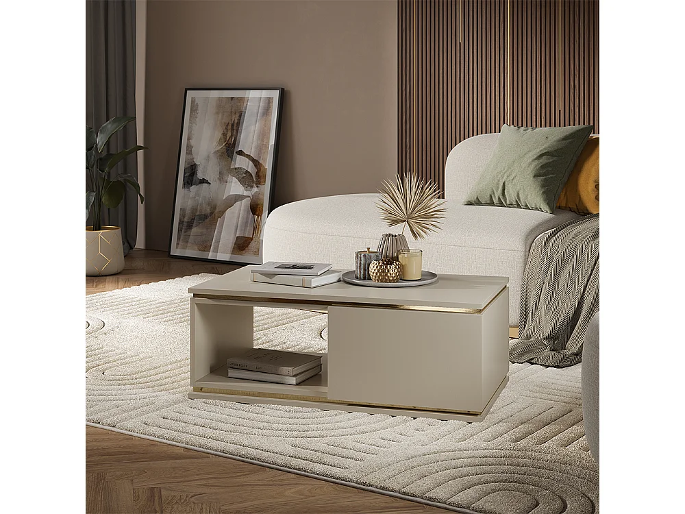 Couchtisch cashmere 90x50x34 linette